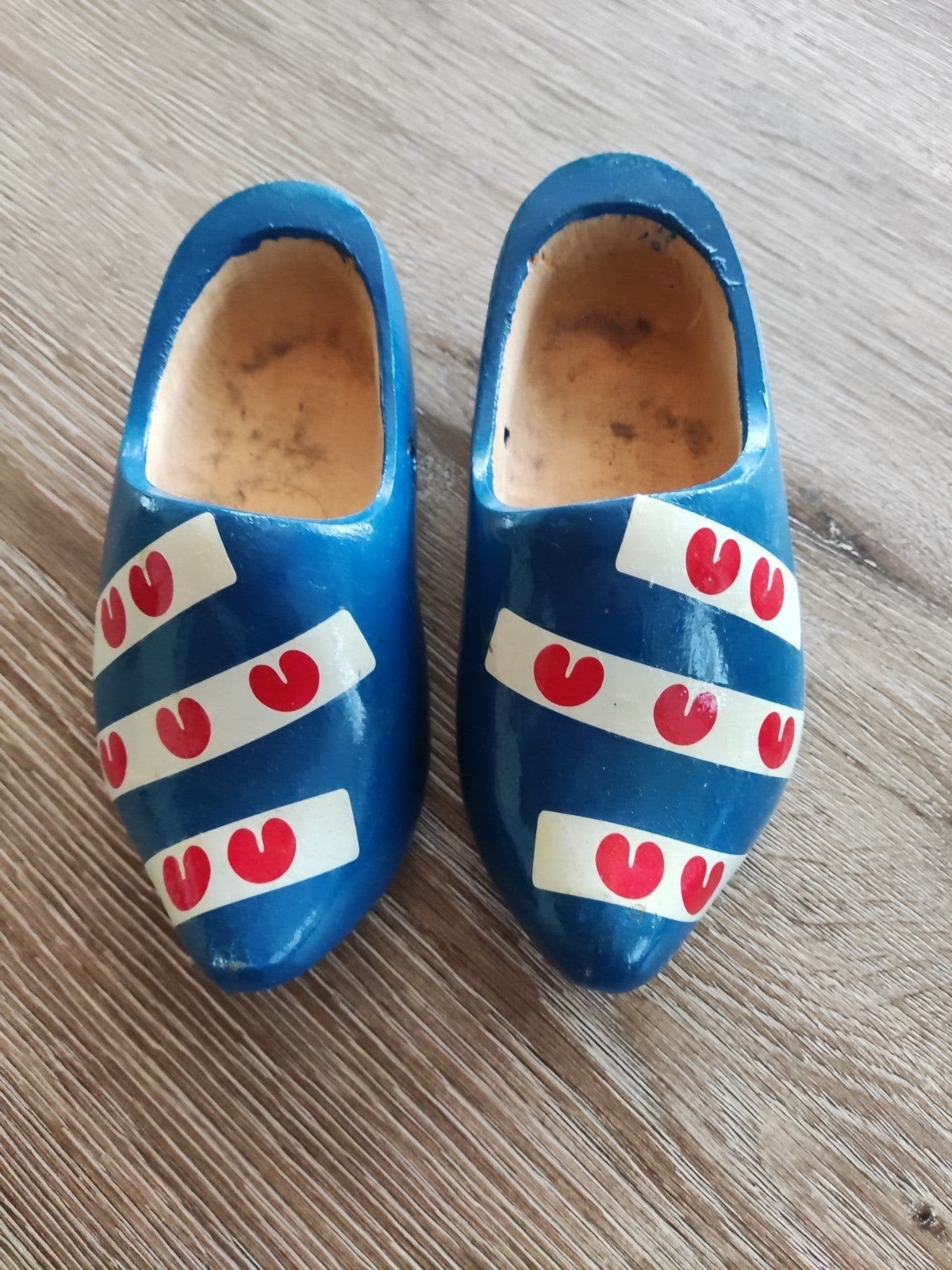Houten Kinder Klompjes Friese vlag 14.5 cm (schoenmaat 22), Ophalen of Verzenden, Zo goed als nieuw, Jongetje of Meisje