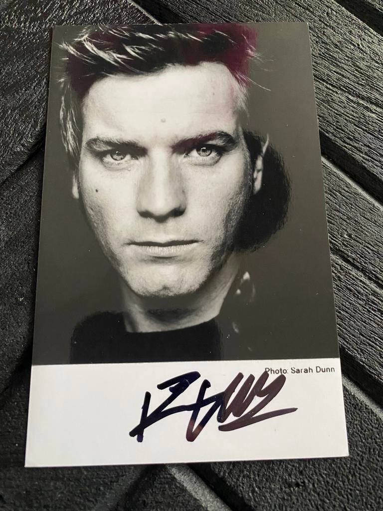 Filmster handtekening ewan mcgregor, Ophalen of Verzenden, Zo goed als nieuw