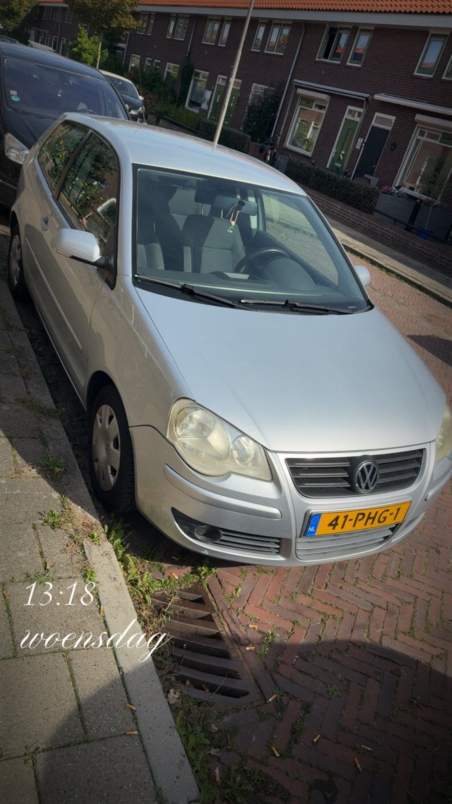 Volkswagen Polo 1.4 55KW 2005 Grijs, Auto's, Voorwielaandrijving, 15 km/l, 74 pk, Handgeschakeld