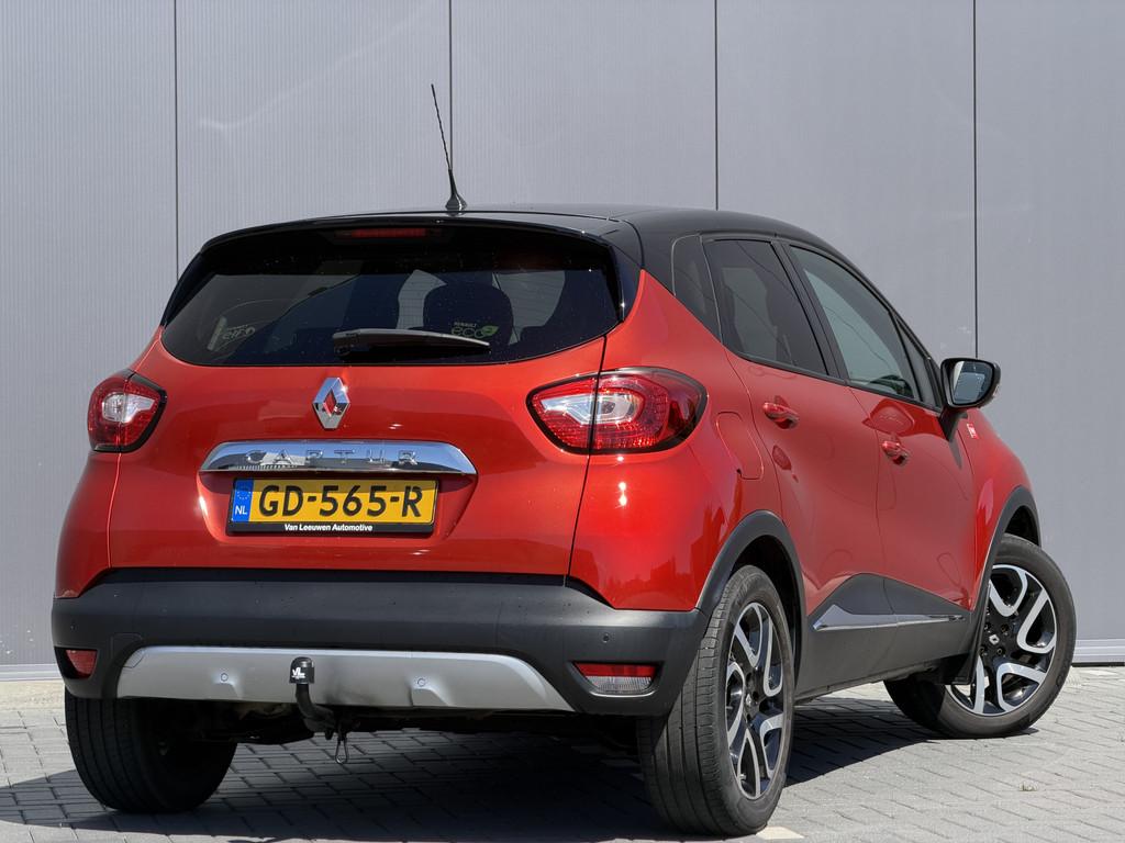 Renault Captur 0.9 TCe Helly Hansen | RIJKLAAR | Nette auto!, Voorwielaandrijving, Gebruikt, Zwart, Leder en Stof