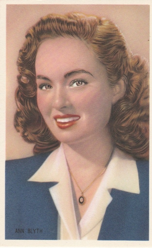 Ansichtkaart, Artiest, Ann Blyth  (493), Ophalen of Verzenden, 1960 tot 1980, Sterren en Beroemdheden