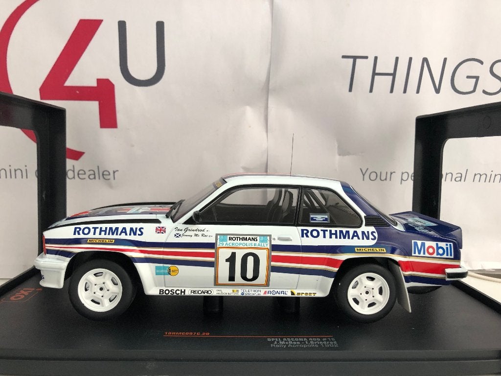 Ixo 1:18 Opel Ascona 400 No.10, Rally Acropolis 1982, Hobby en Vrije tijd, Ophalen of Verzenden, Nieuw, Auto, Overige merken