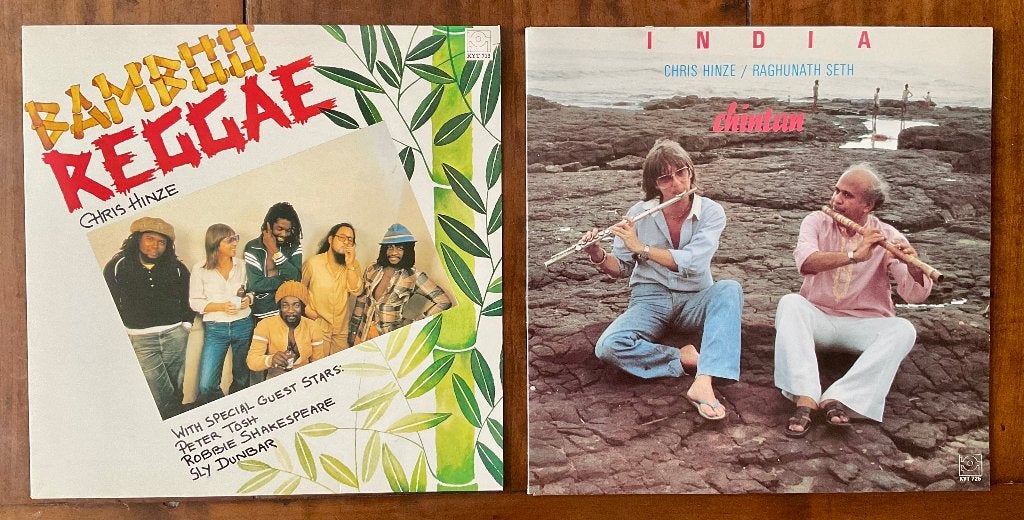 2x LP: Chris Hinze - Bamboo Reggae + India Chintan, LP, Jazz-fusion, Ophalen of Verzenden, Zo goed als nieuw