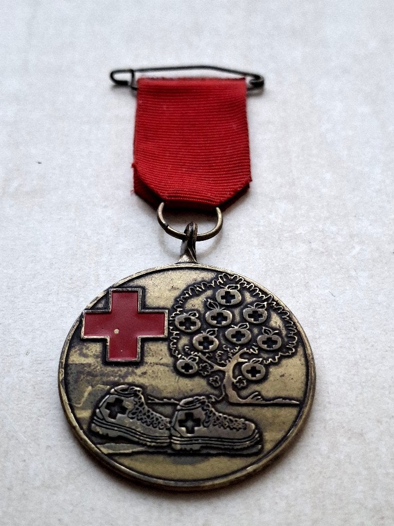 Medaille Rode Kruis Bloesemtocht Geldermalsen Beesd Wandelen, Ophalen of Verzenden, Overige materialen, Nederland