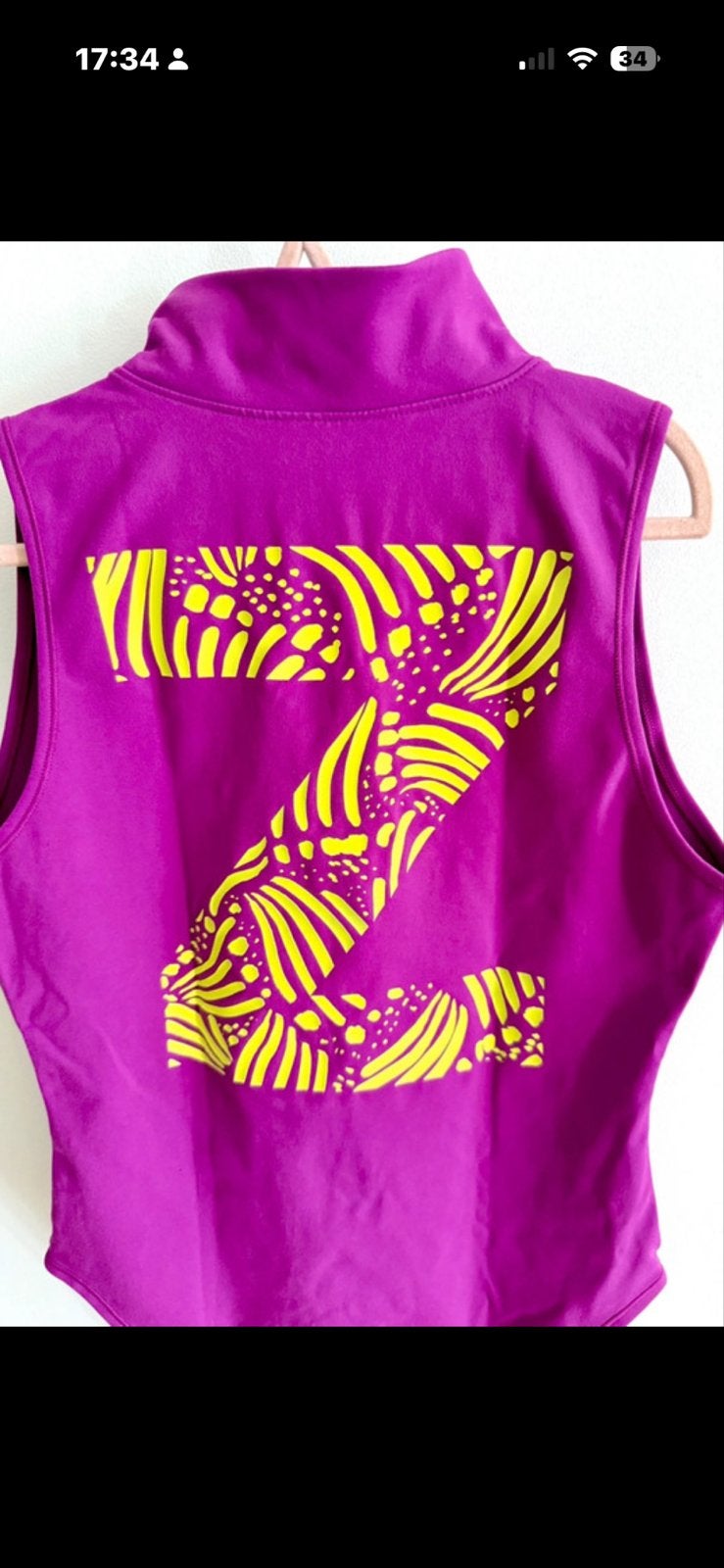 Zumba Bodysuit Paars, Kleding | Dames, Sportkleding, Zo goed als nieuw, Fitness of Aerobics, Maat 42/44 (L), Paars, Ophalen of Verzenden