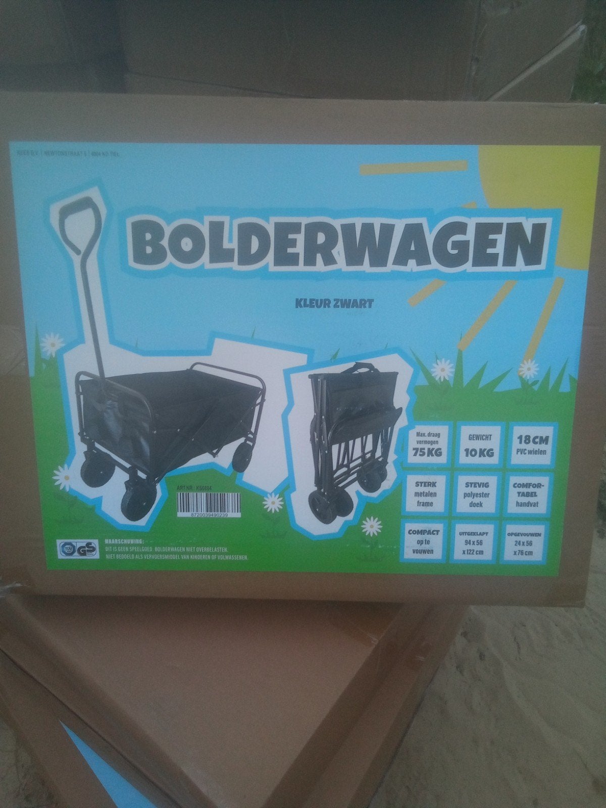 Nieuwe bolderwagen - vaste prijs, Caravans en Kamperen, Ophalen