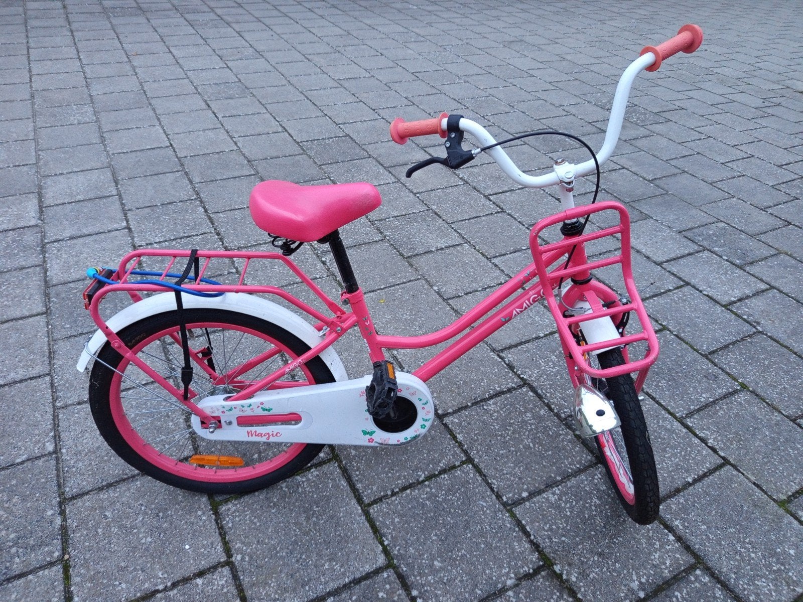 Amigo Magic kinderfiets 20 inch - Roze, Ophalen