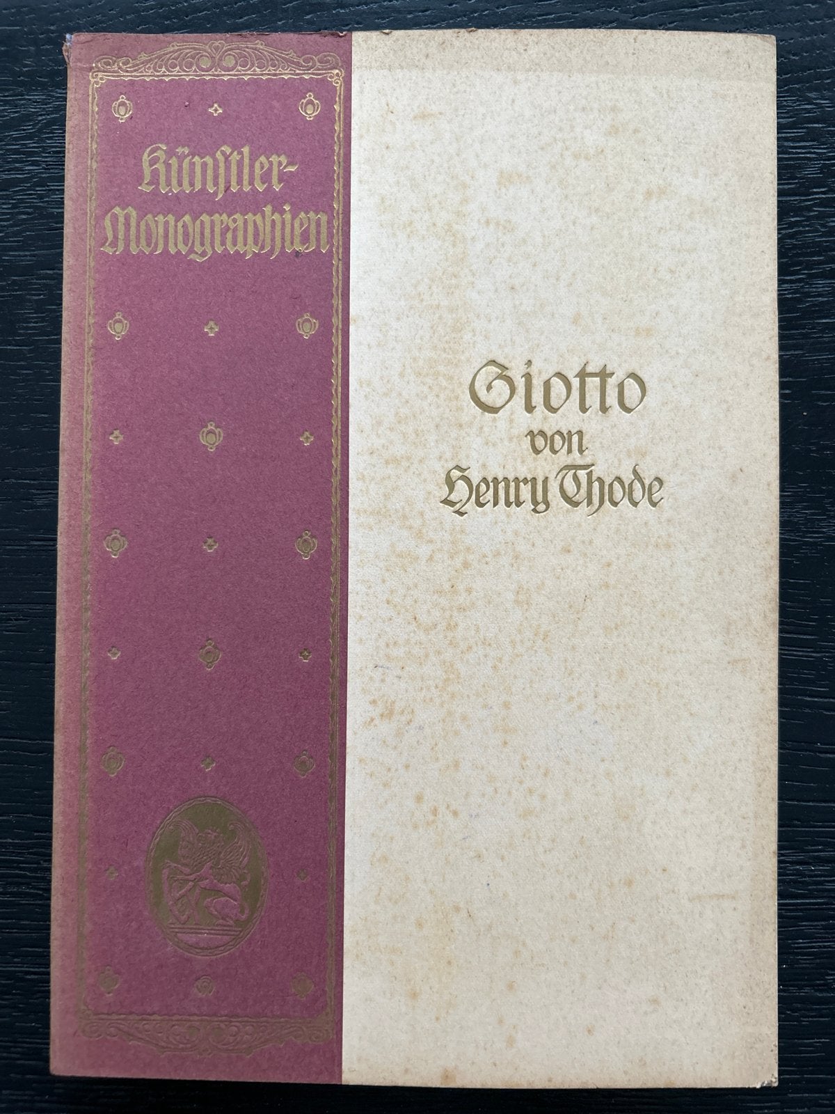 Giotto door Henry Thode - Kunstenaarsmonografieën 1910, Boeken, Ophalen of Verzenden, Gelezen, Fotografie algemeen