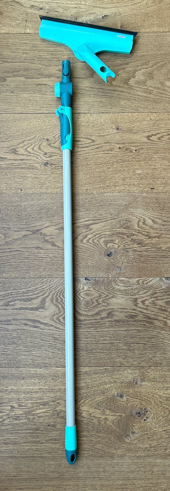 Leifheit Raamwisser Telescoopsteel 1.10-1.90m, Huis en Inrichting, Overige Huis en Inrichting, Gebruikt, Ophalen