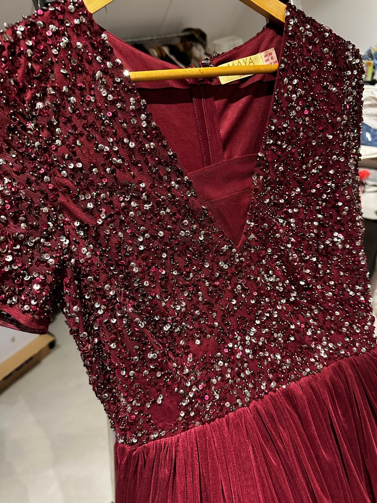 Maya Tall Gelegenheidsjurk - Maat 38, Kleding | Dames, Maat 38/40 (M), Galajurk, Ophalen of Verzenden, Zo goed als nieuw