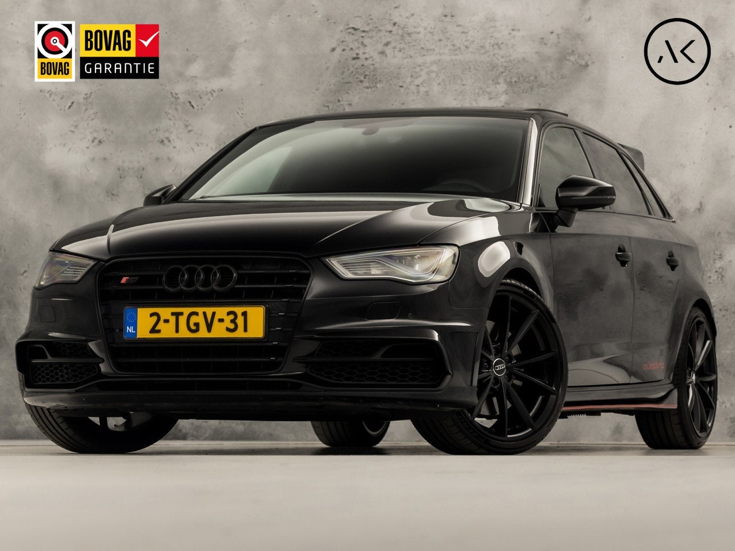 Audi A3 Sportback 2.0 TFSI S3 quattro S-Line 300Pk Automaat, Automaat, 12 maanden, Gebruikt, Zwart