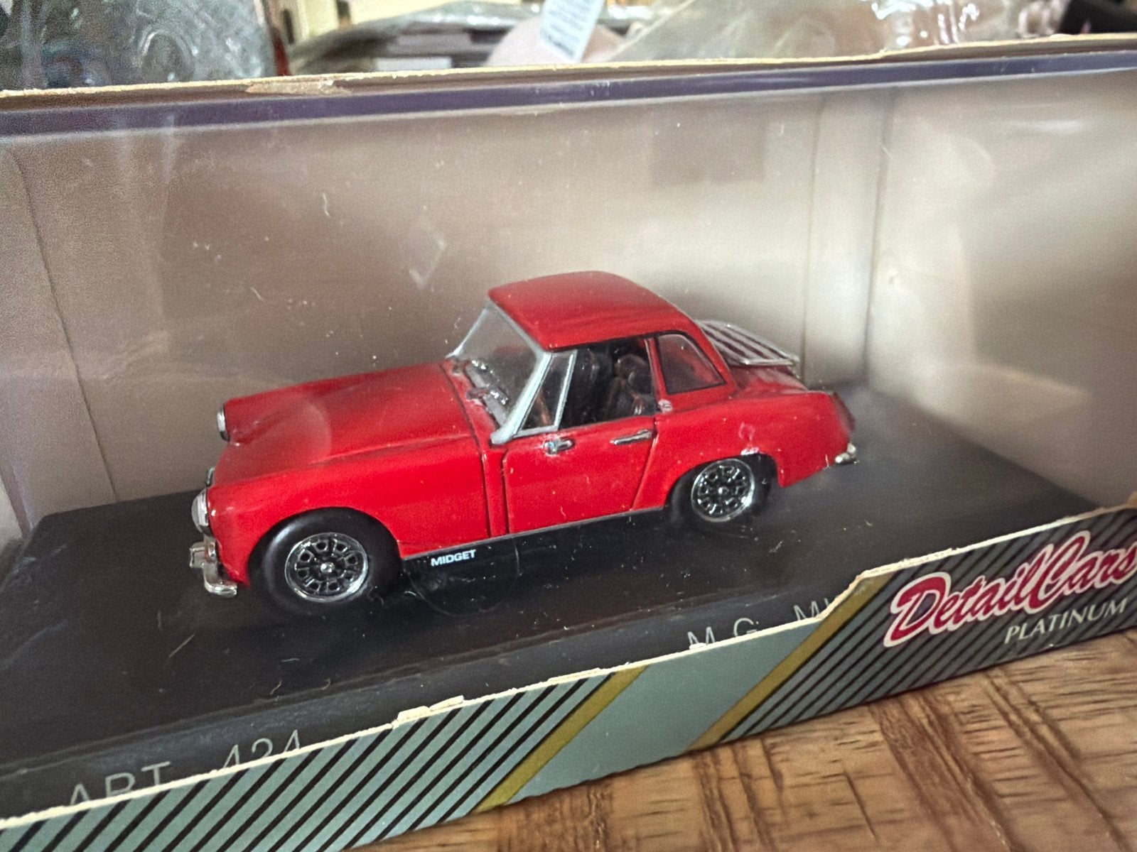 DetailCars Platinum M.G. Midget MK IV 1969 Die-Cast 1/43, Hobby en Vrije tijd, Overige merken, Auto, Detailcars, Nieuw