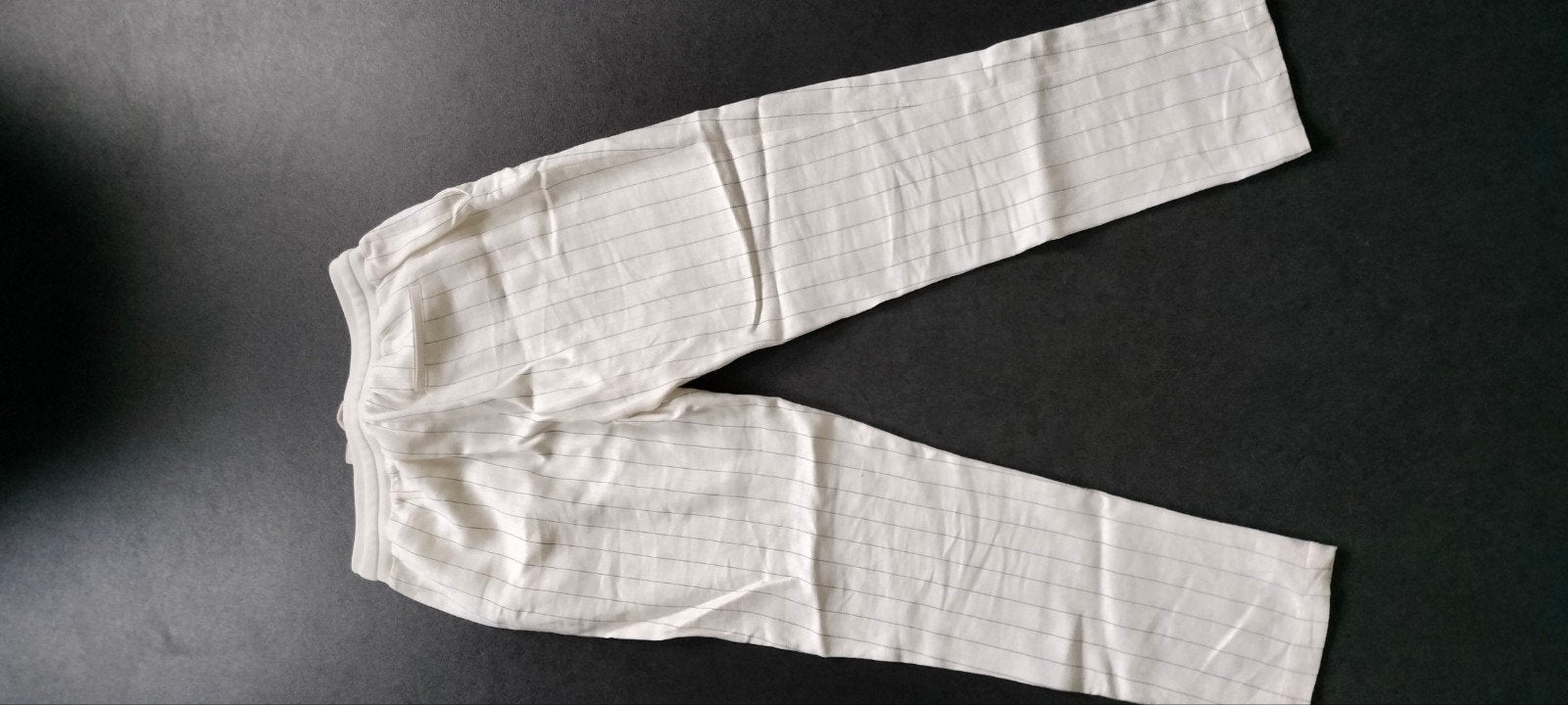 Moscow linnen broek maat L bijna nieuw, Kleding | Dames, Ophalen of Verzenden, Zo goed als nieuw, Maat 38/40 (M), Beige
