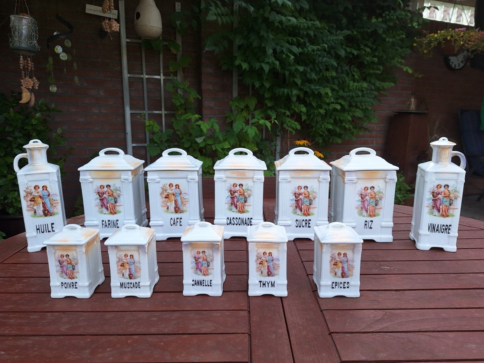 Franse keuken/kruidenpotten vintage, Ophalen