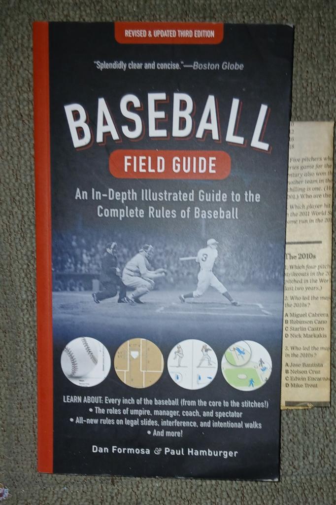 Baseball Field Guide: Geïllustreerde Gids Regels, Ophalen of Verzenden, Zo goed als nieuw, Dan Formosa & Paul Hamburger, Balsport