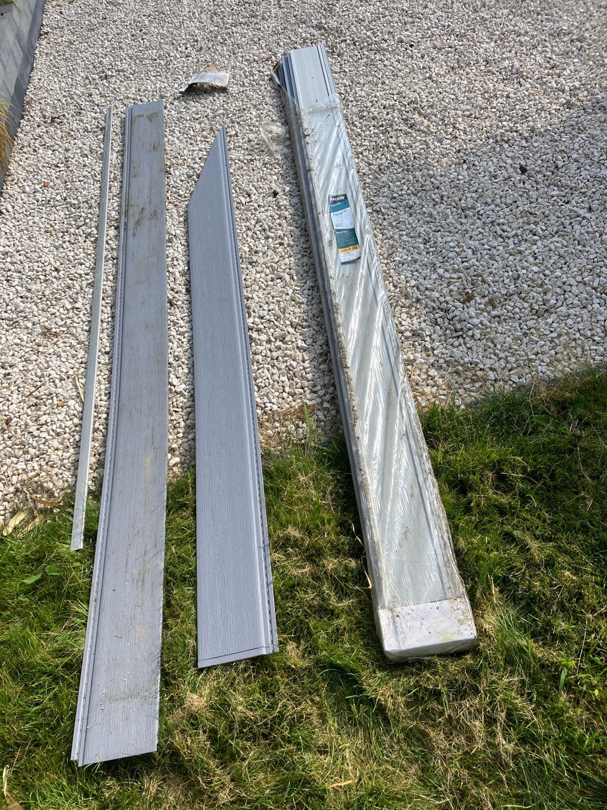 Gevelbekleding restpartij kunststof - Escade Enkelrabat, Ophalen, Nieuw, Minder dan 50 mm, Schroeven