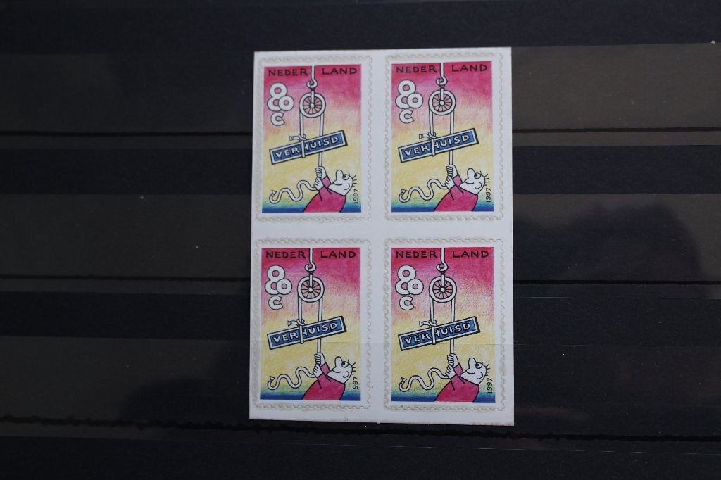 Nederland NVPH 1706 blok met 4 postfrisse zegels, Ophalen of Verzenden, Na 1940, Postfris