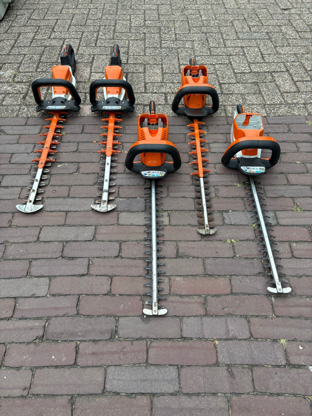 Diverse Stihl Accu Heggenschaar Modellen Te Koop, Tuin en Terras, Heggenscharen, Ophalen of Verzenden, Gebruikt, Accu