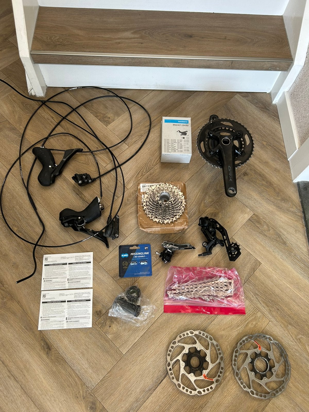 Shimano GRX400 10-speed Gravel Groepset (Complete set), Ophalen of Verzenden, Zo goed als nieuw
