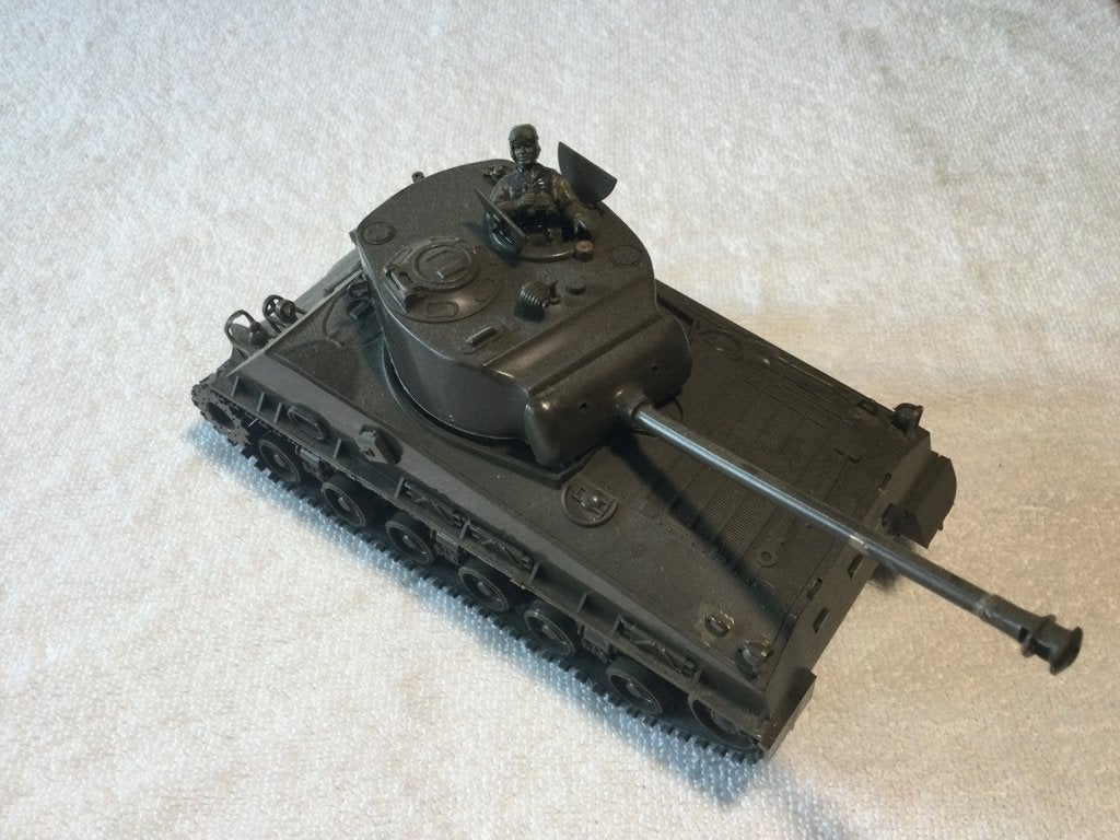 Tamiya Modellbau Sherman 1:35 Panzer Modell, Ophalen of Verzenden, Zo goed als nieuw