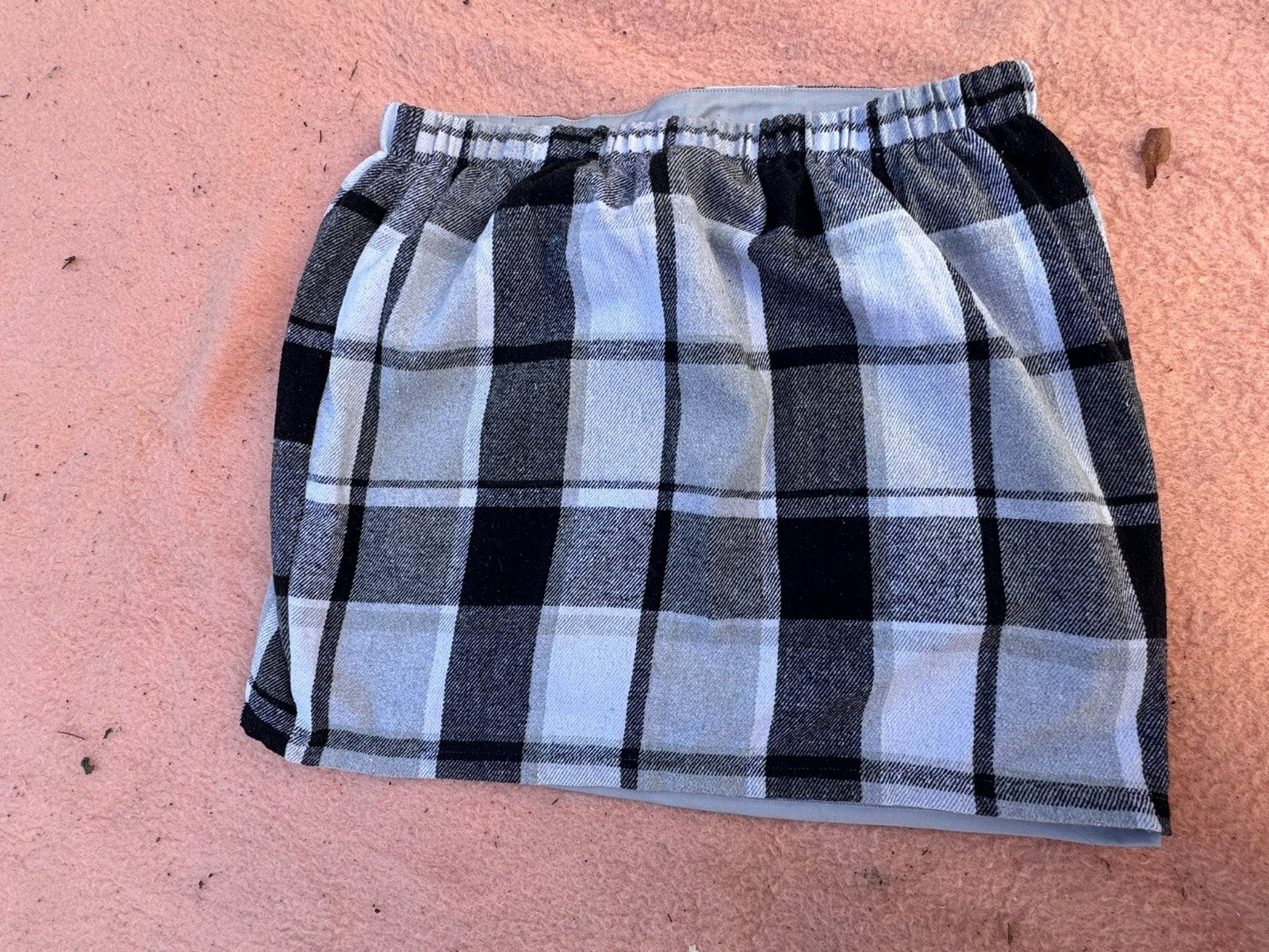Shein Curve Geruite Rok - Zwart/Wit, Maat 2XL, Kort, Zwart, Maat 46/48 (XL) of groter, Ophalen of Verzenden