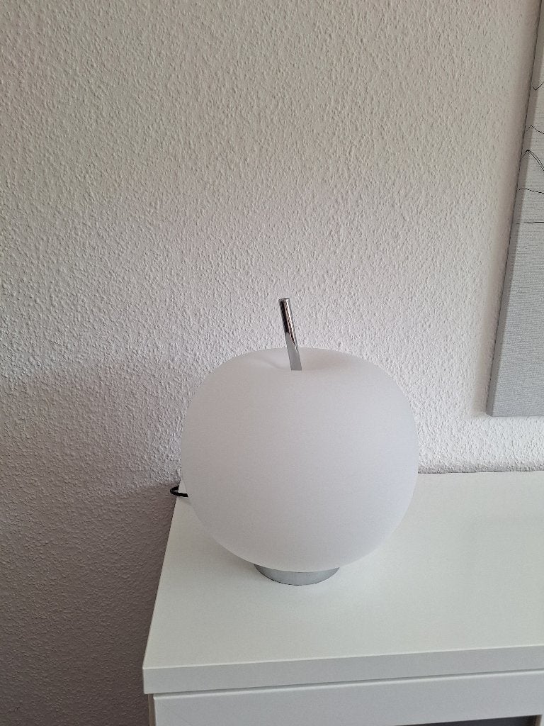 Tafellamp appel glas, Ophalen, Zo goed als nieuw, Glas