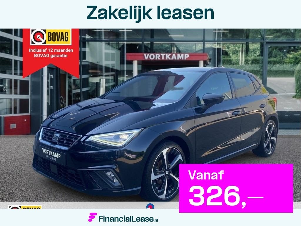 SEAT Ibiza 1.0 TSI FR TREKHAAK/ALCAN-LEDER/CAMERA/ACC/CLIMA/, Voorwielaandrijving, 12 maanden, Euro 6, Origineel Nederlands
