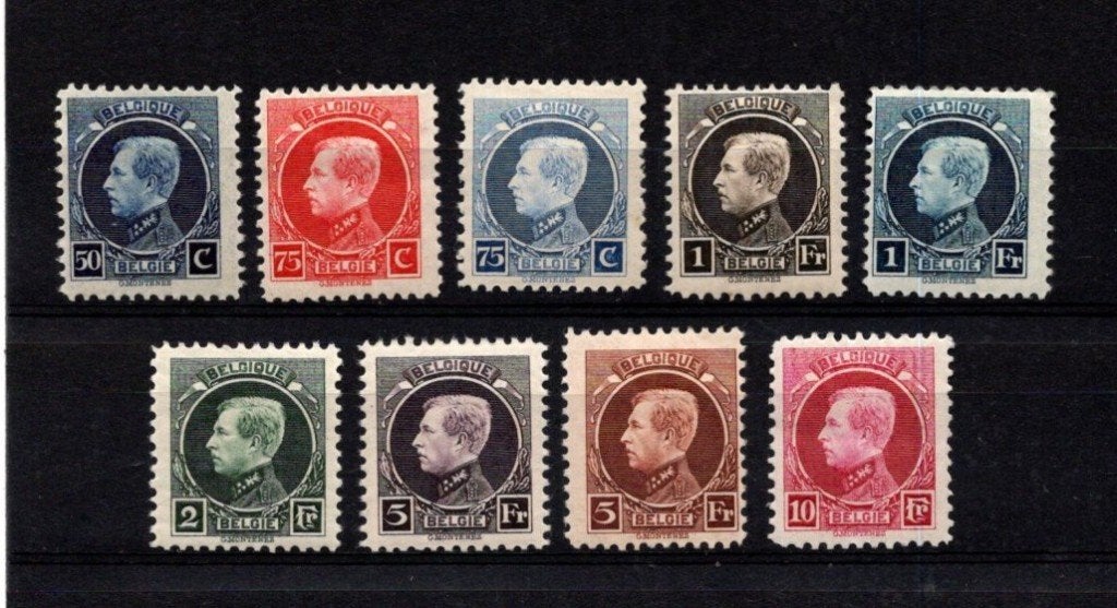 Belgie ongebruikt - 211/19 - 1921  --  T078, Postzegels en Munten, Postzegels | Europa | België, Verzenden, Postfris, Spoor van plakker