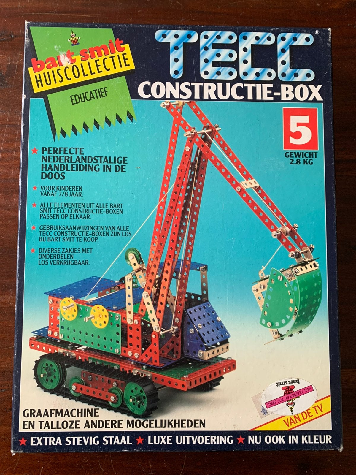 TECC constructie-box 5 - graafmachine, Ophalen, Zo goed als nieuw, Overige merken