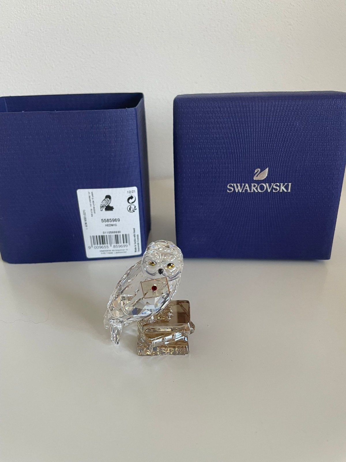 Swarovski Harry Potter Hedwig kristallen beeld, Verzamelen, Swarovski, Ophalen of Verzenden, Nieuw, Figuurtje