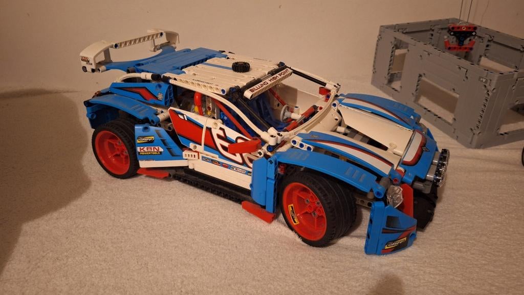 Lego technic rally car 42077, Ophalen, Lego, Zo goed als nieuw, Technic