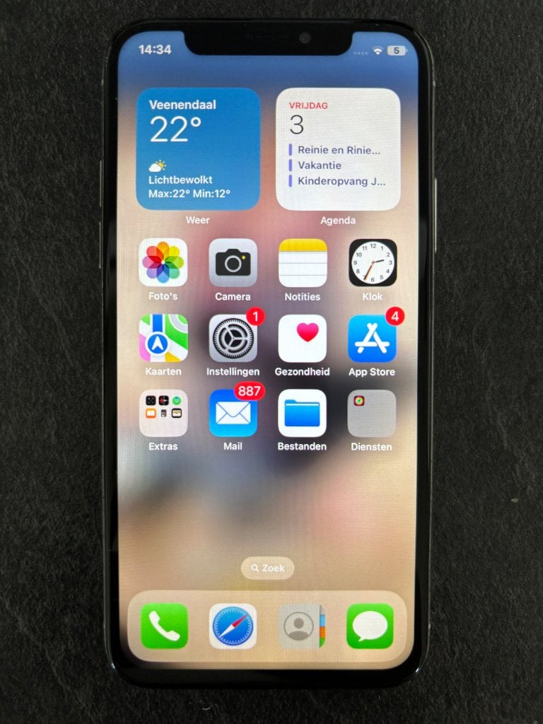 iPhone X 64 GB, Telecommunicatie, Mobiele telefoons | Apple iPhone, Gebruikt, 71 %, 64 GB, Zonder simlock
