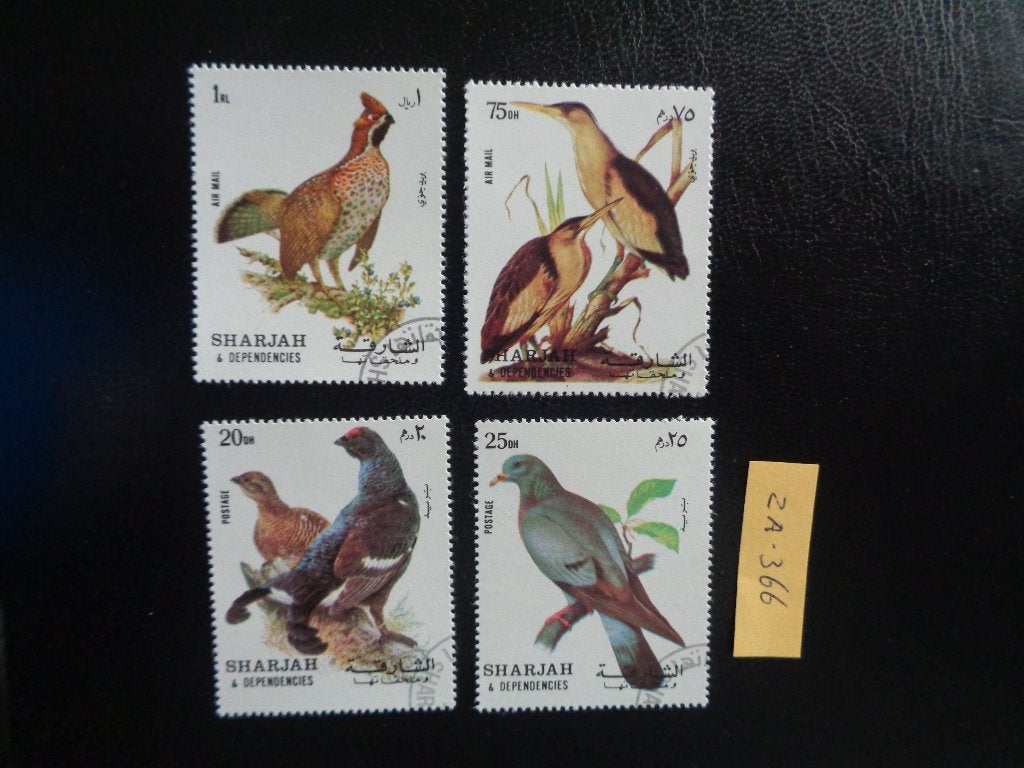 sharjah - vogels 1972 (za-366), Ophalen of Verzenden, Gestempeld, Midden-Oosten