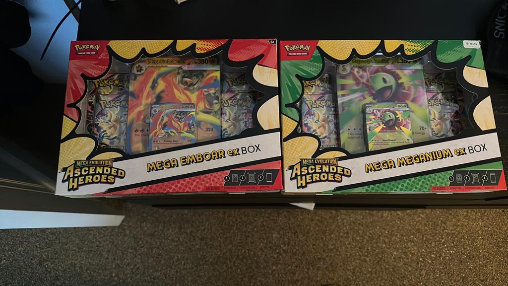 2 ex boxen mega emboar/mega meganium, Ophalen, Nieuw