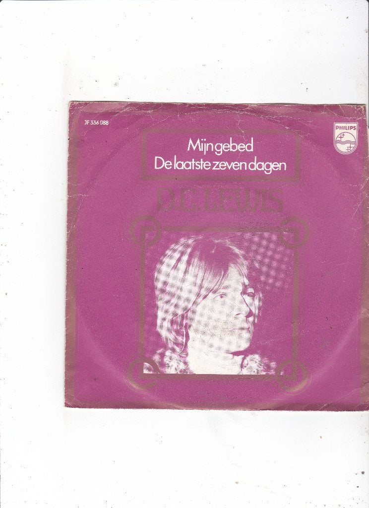 Single D.C. Lewis - Mijn gebed, Ophalen of Verzenden, Gebruikt, 7 inch, Nederlandstalig