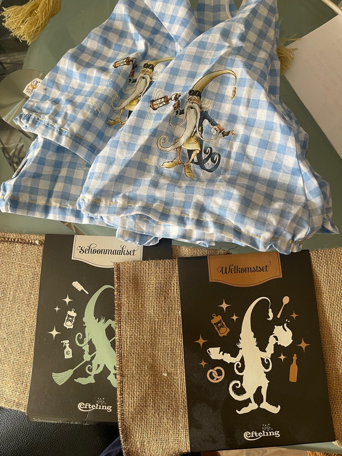 Efteling Bosrijk pakket: oa slaapmusten, boek /welkomstset, Ophalen of Verzenden, Zo goed als nieuw, Overige typen