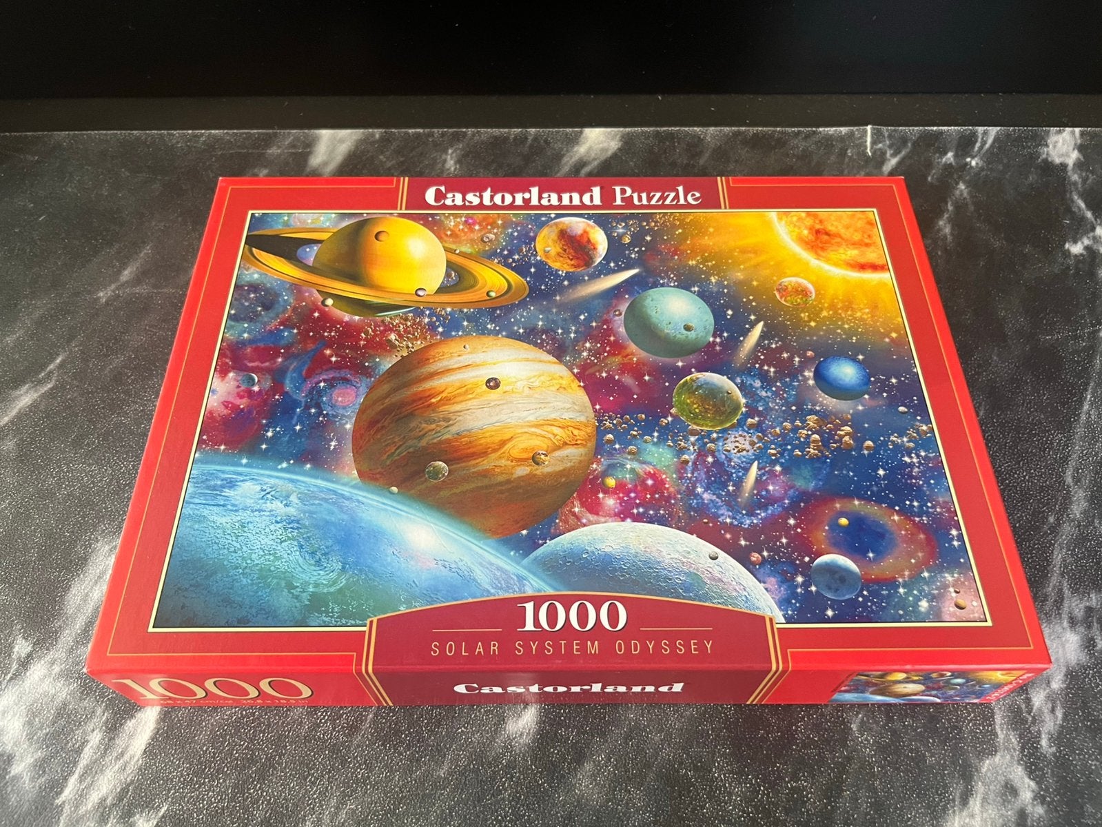 Castorland puzzel 1000 stukjes Solar System Odyssy, Ophalen of Verzenden, 500 t/m 1500 stukjes, Zo goed als nieuw