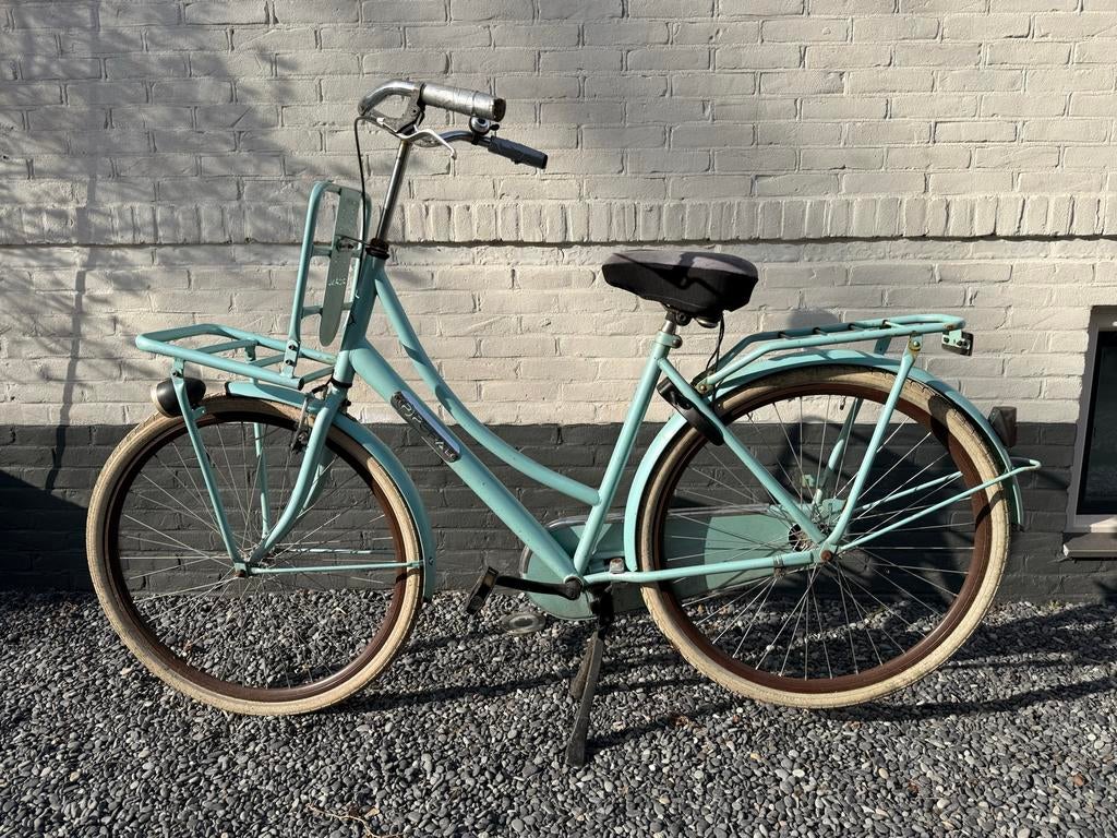 Popal damesfiets met voordrager, Velgrem, Ophalen, Overige merken, 53 tot 56 cm