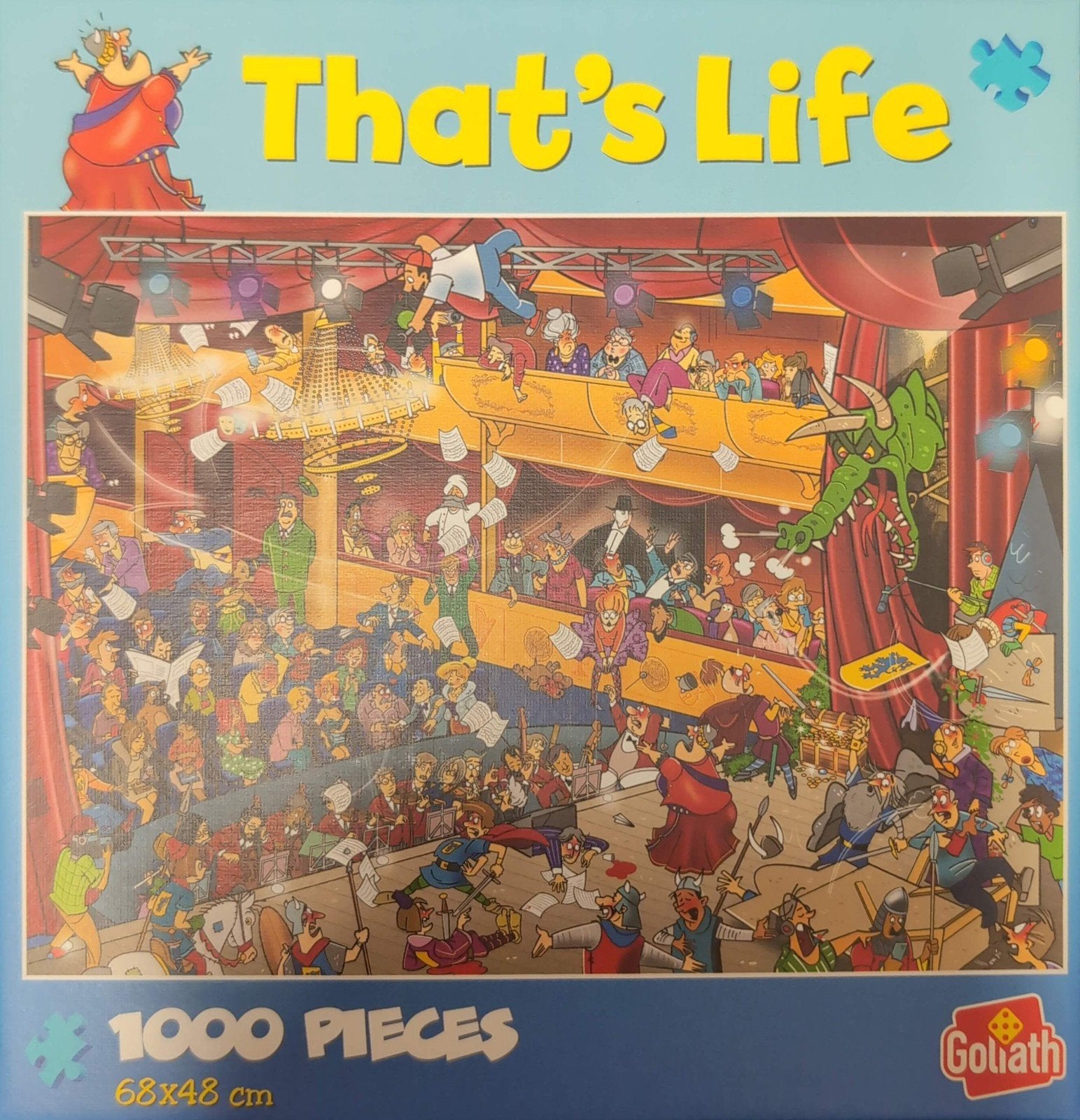 Goliath That's Life Opera 1000 stukjes, Ophalen of Verzenden, 500 t/m 1500 stukjes, Nieuw, Legpuzzel