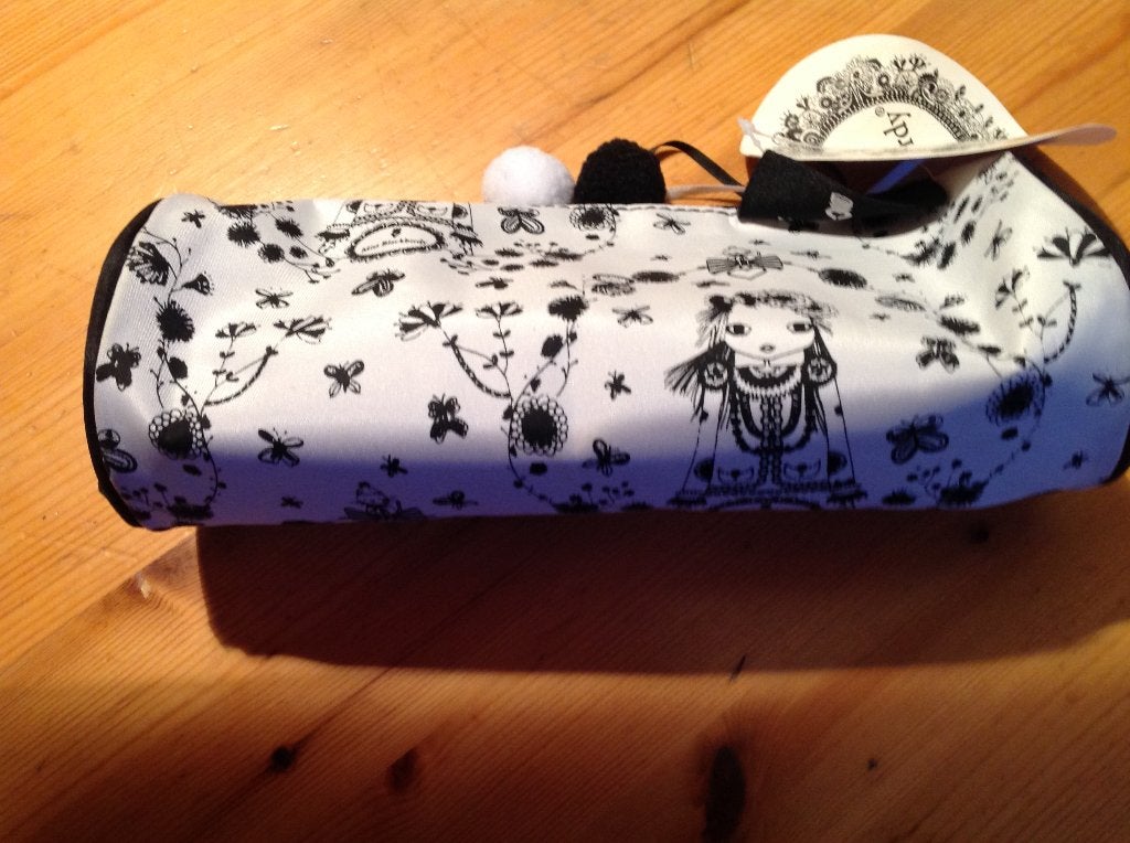 Pennenzak, etui make-uptasje miss Blackbirdy nieuw pompoms, Ophalen of Verzenden, Nieuw