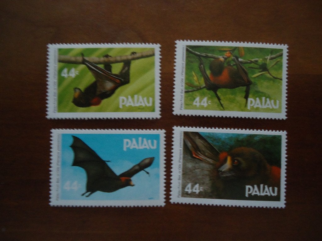 Vliegende honden Palau 1987, mi. 172-75 postfris, Ophalen of Verzenden, Postfris, Dier of Natuur