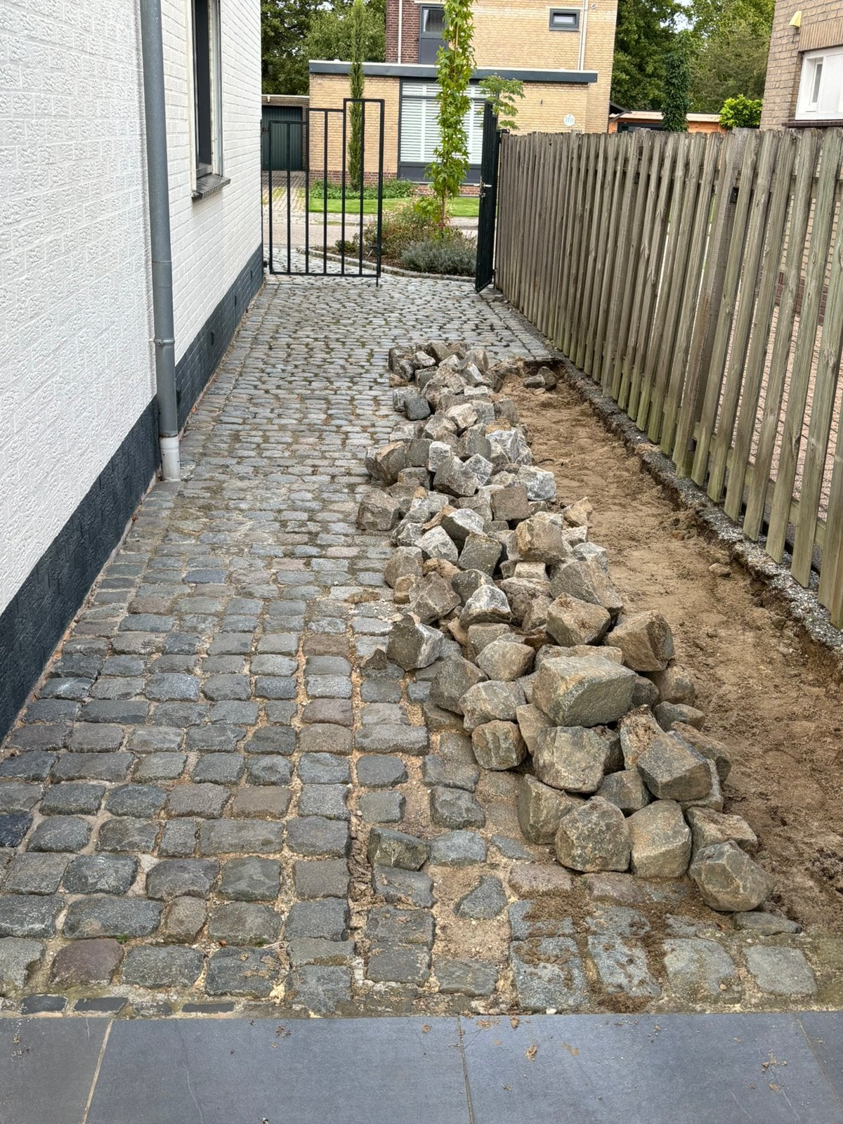 Kinderkopjes (keien), Ophalen, Gebruikt, Graniet, Kei