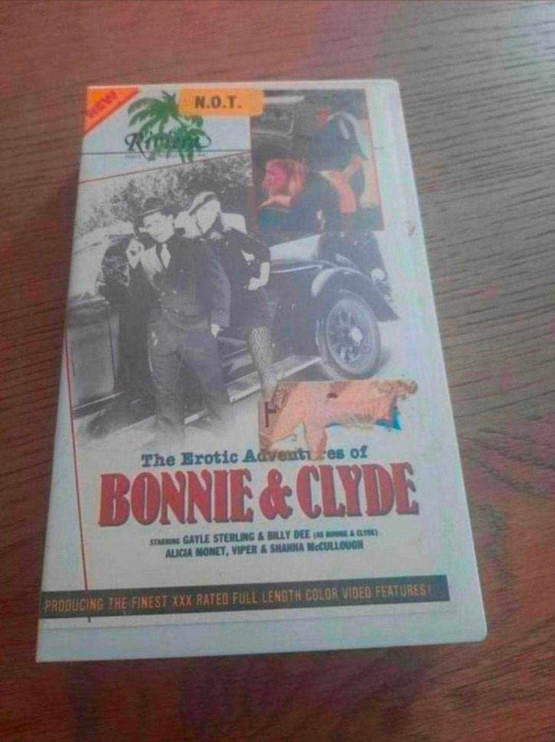 Adventures of Bonnie & Clyde videoband. 18+ erotiek., Vanaf 18 jaar, Gebruikt, Overige genres, Ophalen of Verzenden