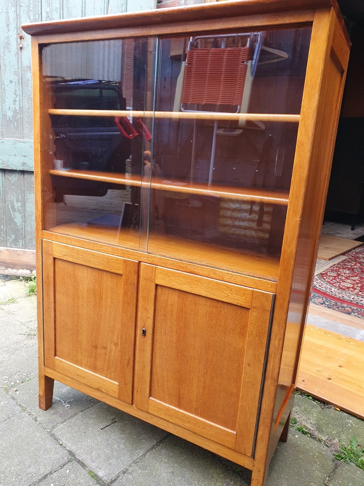 Vintage vitrine kast.