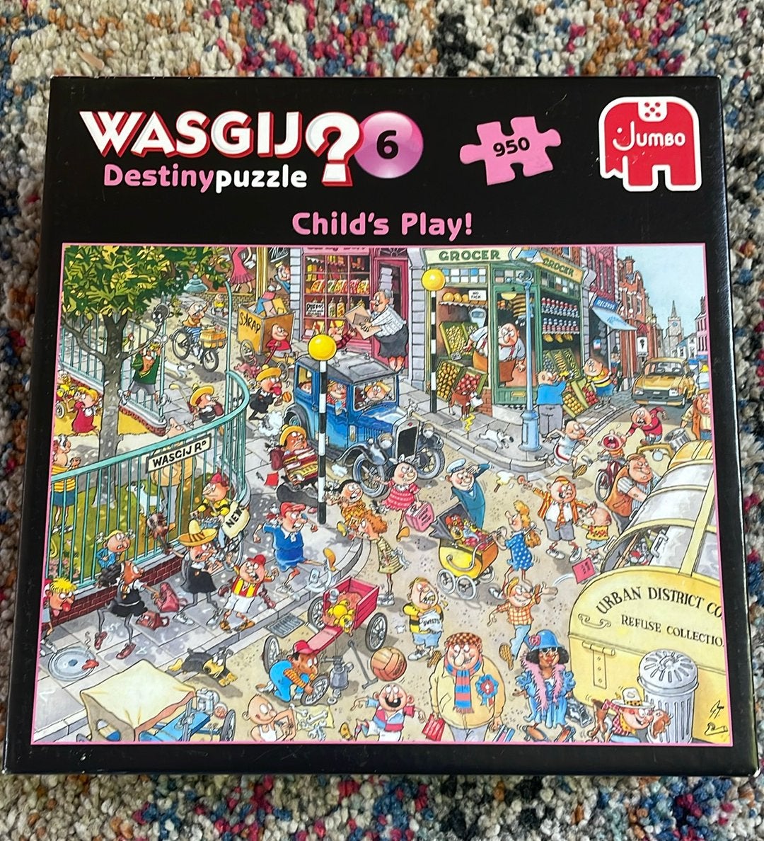 Wasgij puzzel Child’s play 950 stukjes, Ophalen of Verzenden, 500 t/m 1500 stukjes, Gebruikt