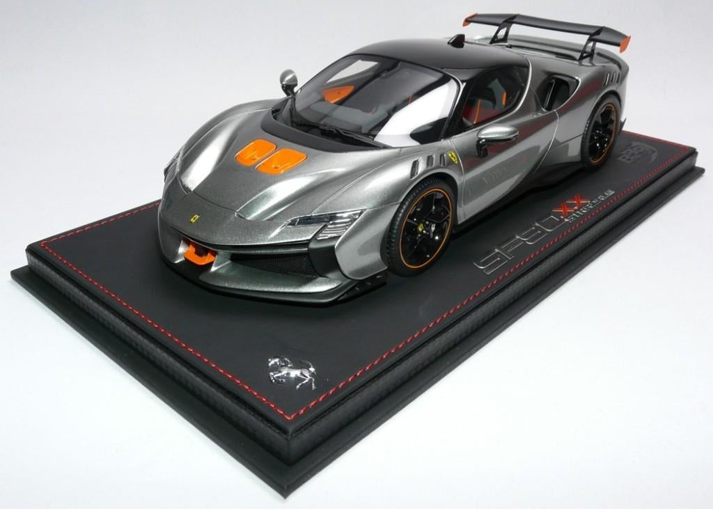 Ferrari SF90 XX Stradale Grijs 1:18 P18237E van BBR, Ophalen of Verzenden, Nieuw, Auto, Overige merken