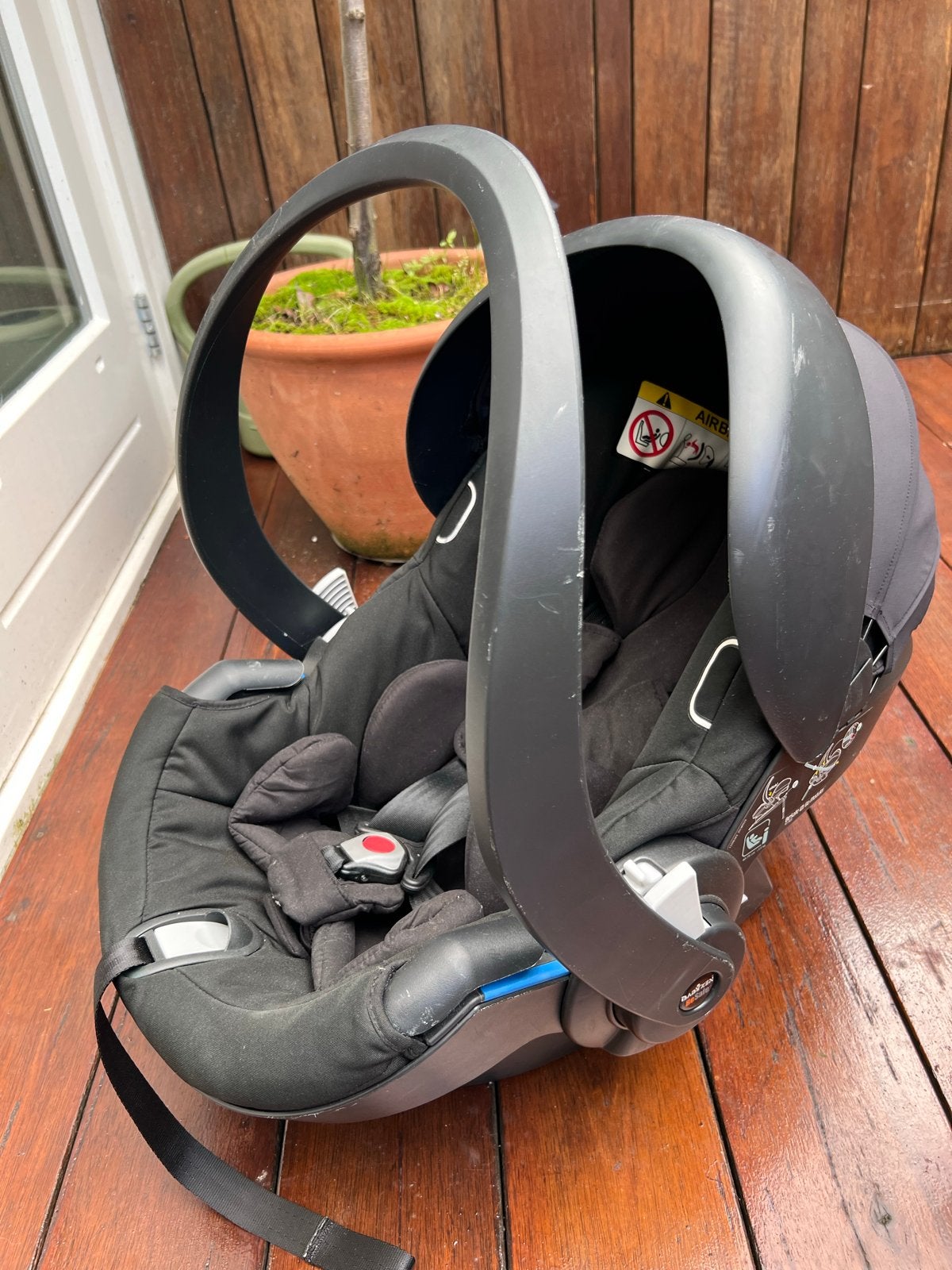 BeSafe iZi Go Modular X1 i-Size Babyautostoel, Autogordel of Isofix, Gebruikt, Zijbescherming, 0 t/m 13 kg