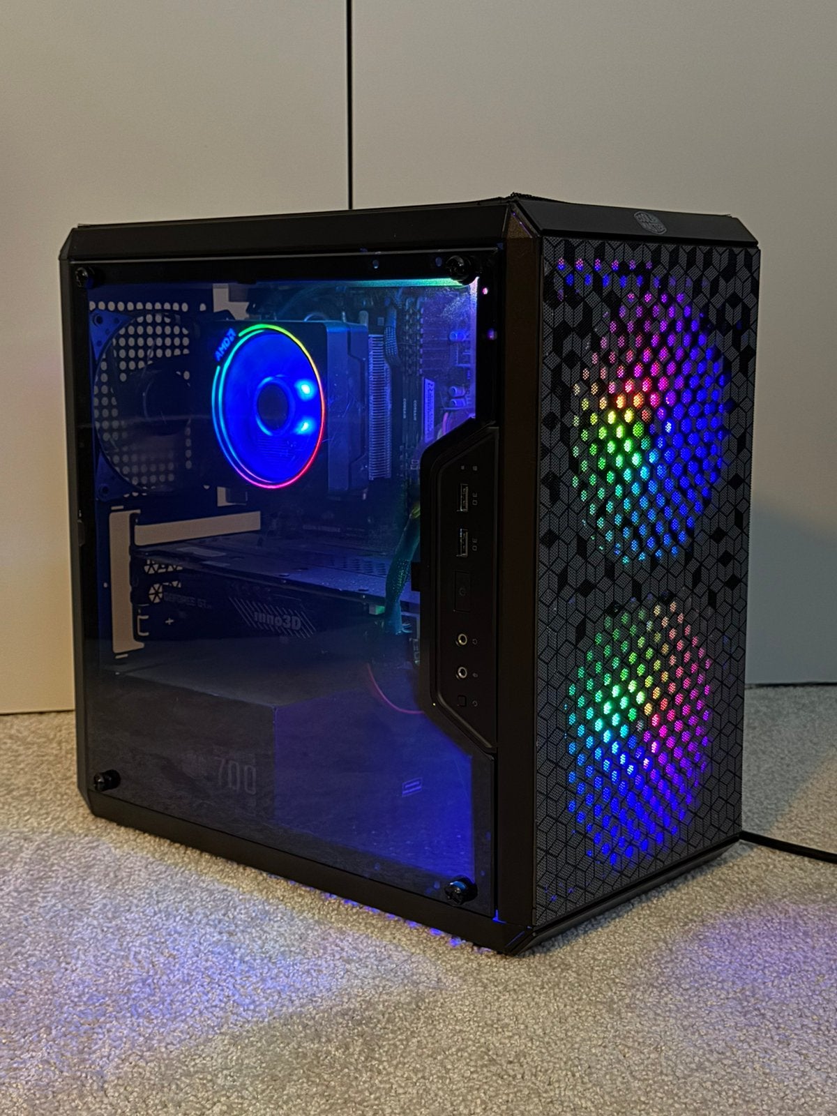 Gaming PC RGB | Ryzen 7 3800X | Inno3D GTX 1080 8GB | 16GB, Ophalen, Zo goed als nieuw, Gaming, SSD