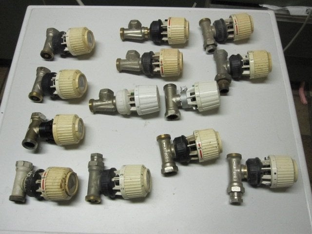 Thermosstaatkranen Danfoss, Ophalen, Gebruikt