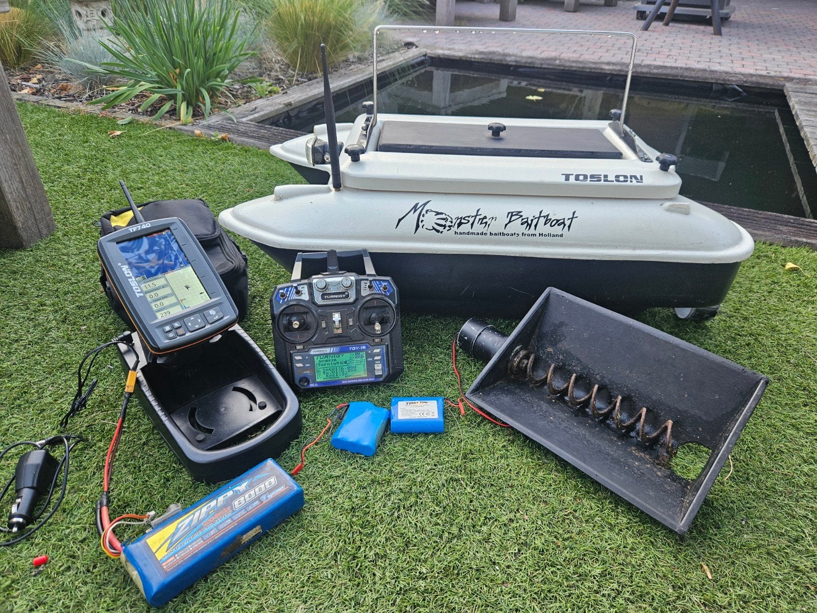 Monster baitboat xl toslon tf740 autopilot, Ophalen, Gebruikt, Overige typen